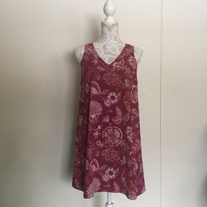 Loft floral shift dress